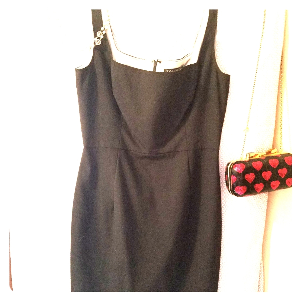 Tahari black dress